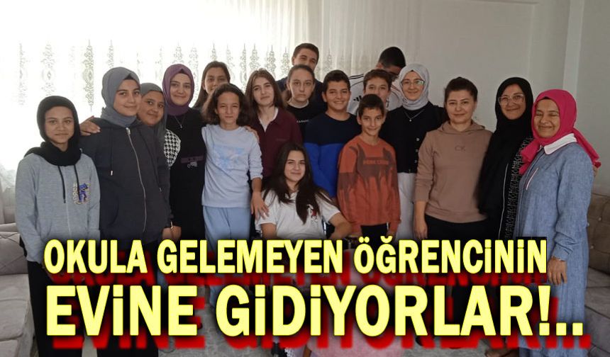 Okula gelemeyen öğrencinin evine gidiyorlar!..