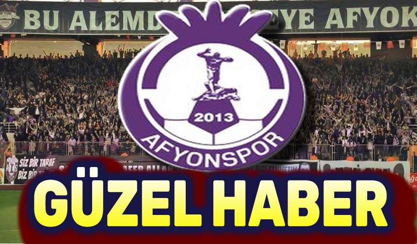 Afyonspor'dan güzel haberler!..