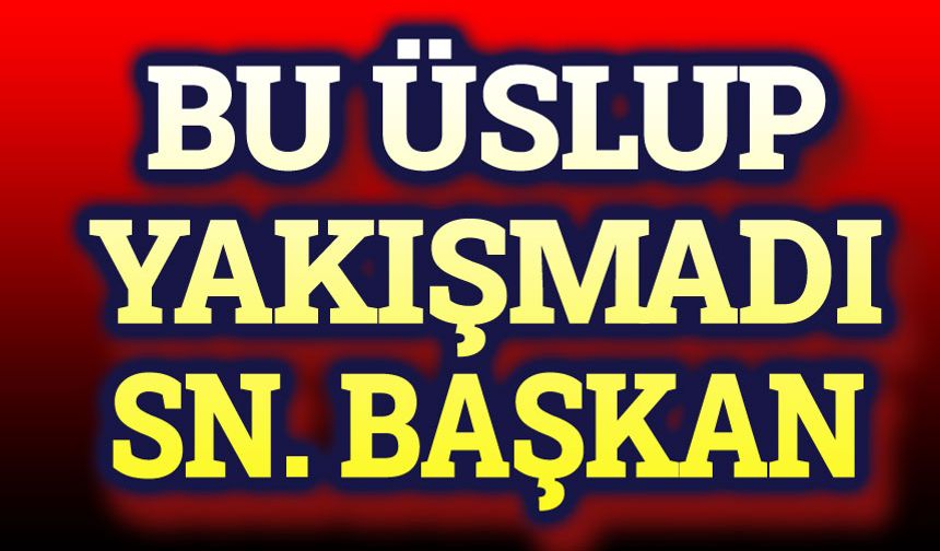 Bolvadin Belediye Başkanına yakışmadı