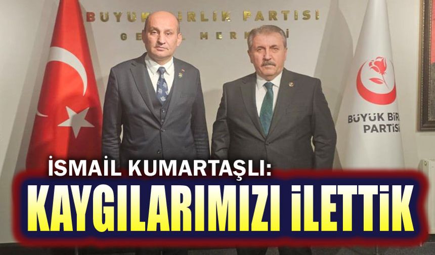 İsmail Kumartaşlı, Mustafa Destici'yi ziyaret etti