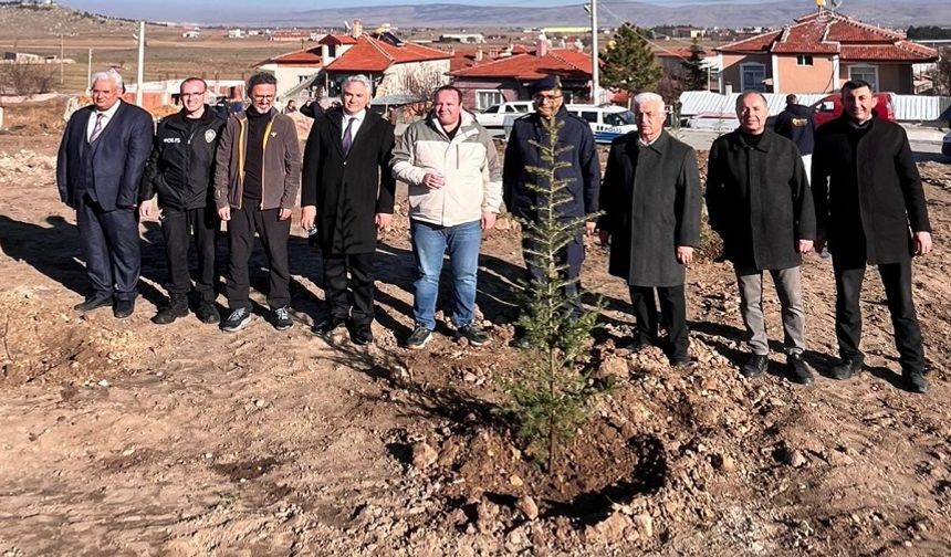 Şuhut Emniyet Müdürlüğü Hatıra Ormanı oluşturuldu
