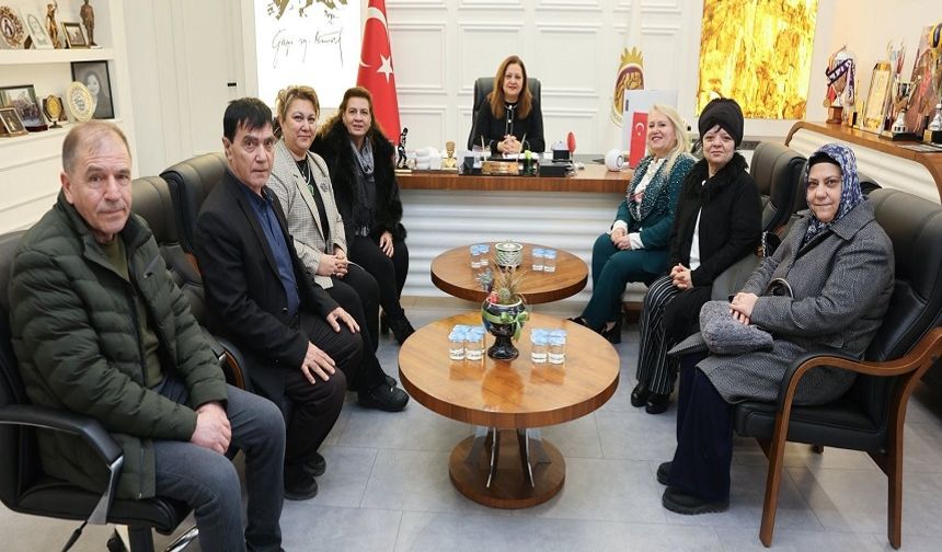 Başkan Burcu Köksal, Nilgün Seçen ve ekibini ağırladı