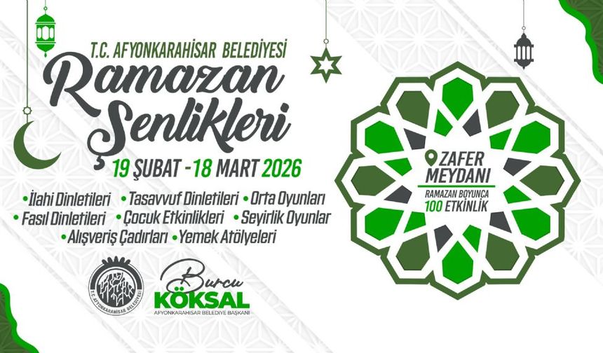 Afyonkarahisar Belediyesi, Ramazan ayına hazır!..