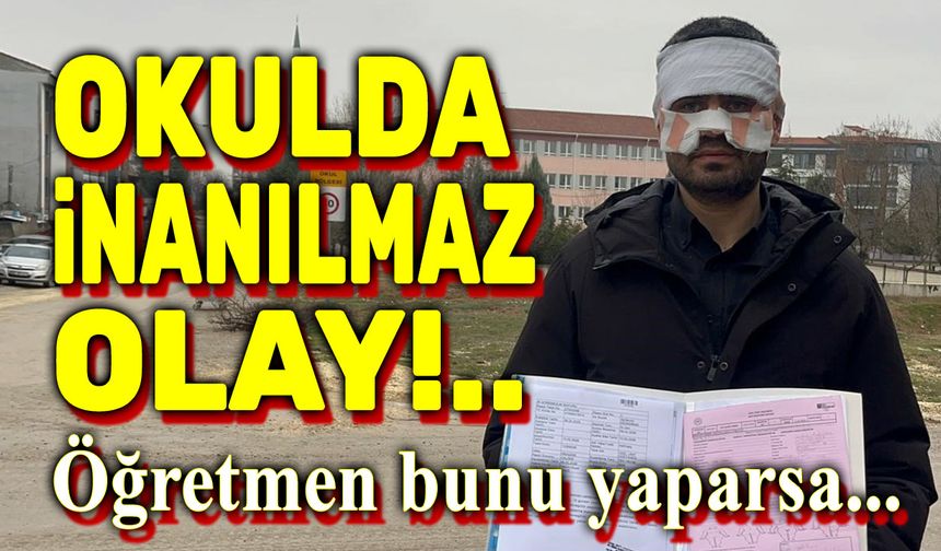 Okulda inanılmaz olay!.. Öğretmen bunu yaparsa!..