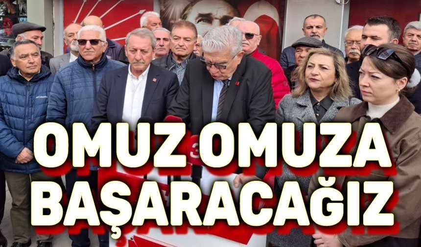 Bu zor günleri omuz omuza aşacağız