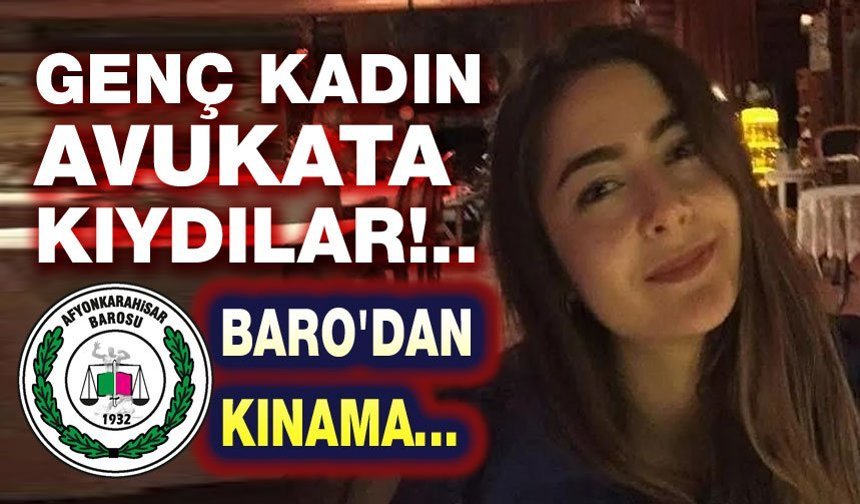 Genç kadın avukatı pusuda ölldürdüler!..