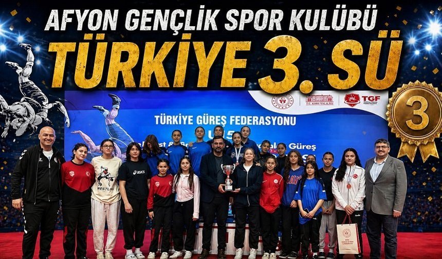 Afyonlu güreşçi kızlardan madalya yağmuru!..