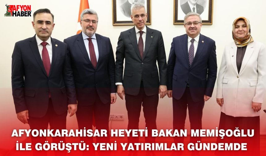 Afyonkarahisar İçin Yeni Sağlık Yatırımları Gündemde