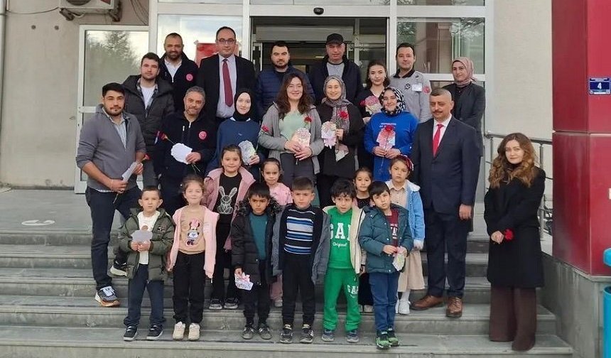 Sağlık çalışanlarına sürpriz yaptılar