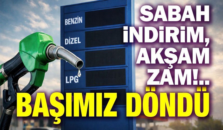 Sabah indirim haberi, akşam zam haberi!..