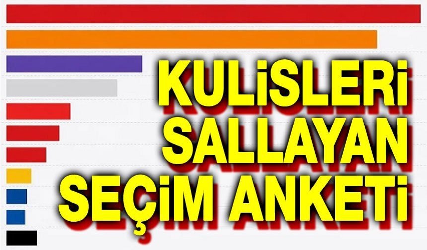 Son dakika: Ankara kulislerini sallayan seçim anketi!..