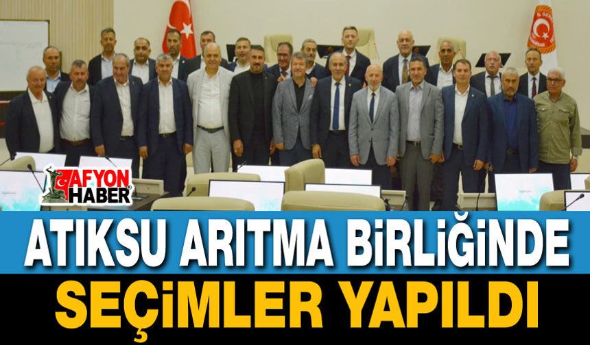 Afyonkarahisar Atıksu Arıtma Birliği’nde seçimler yapıldı