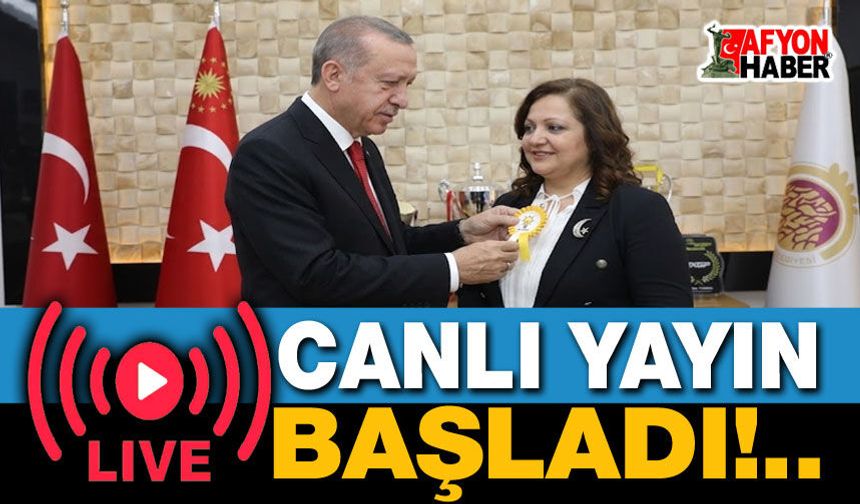 Katılım töreni canlı yayında Afyonhaber'de