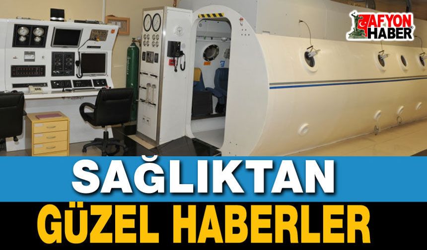 Afyon'da sağlıktan güzel haberler geliyor