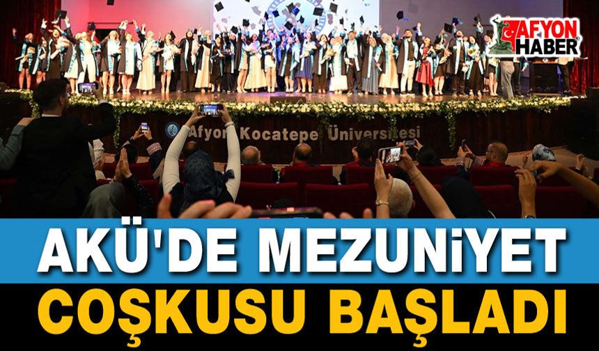 AKÜ’de Mezuniyet Meşalesi Yandı!.