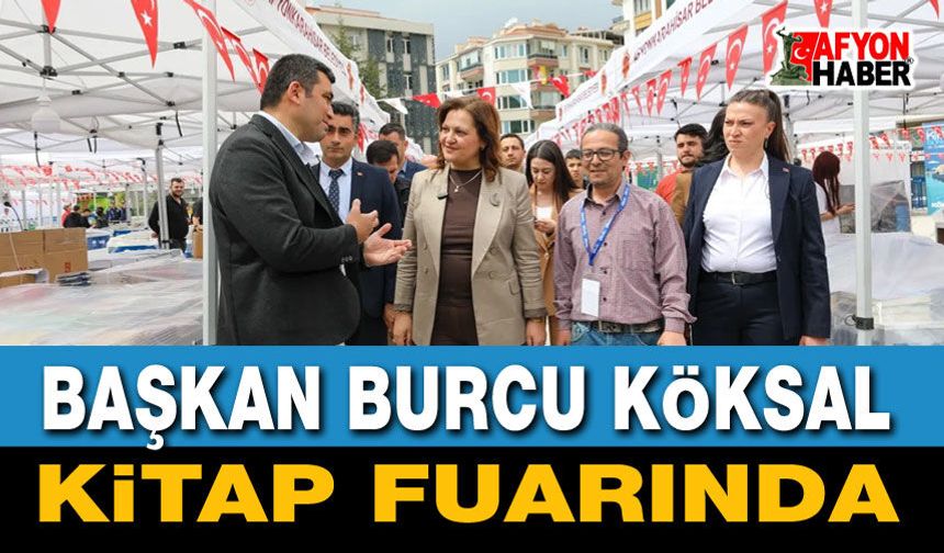 Başkan Burcu Köksal Kitap Fuarında