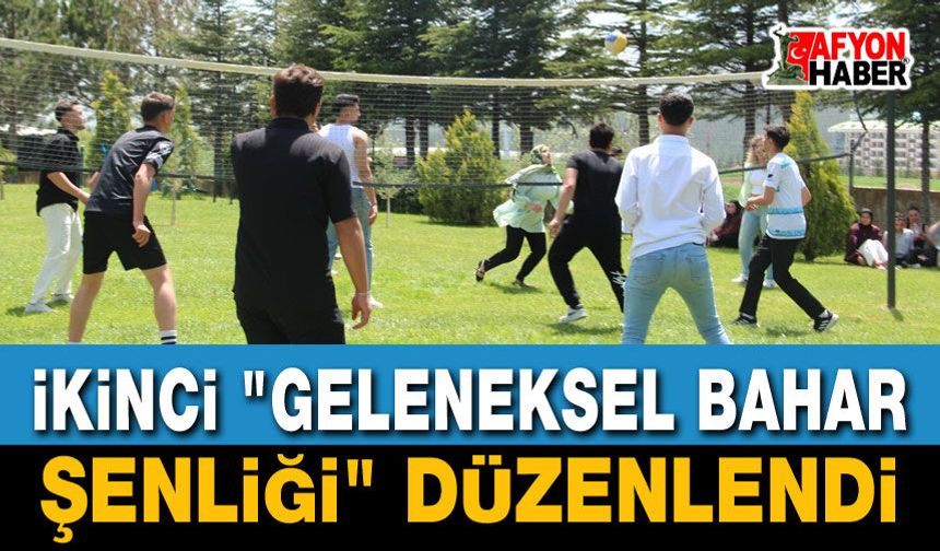 MYO’da 2. “Geleneksel Bahar Şenliği” Düzenlendi