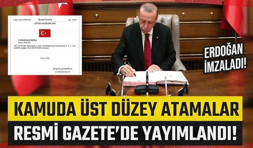 Kamuda üst düzey atamalar