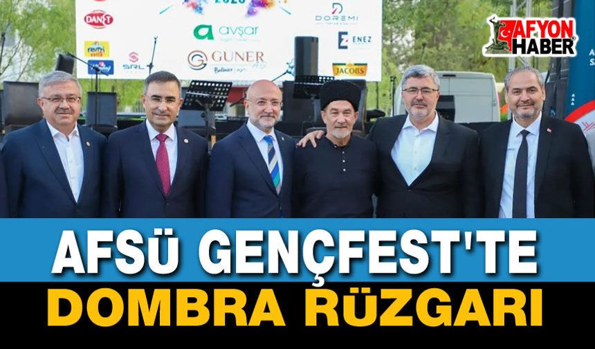 AFSÜ Gençfest’te Dombra Rüzgarı