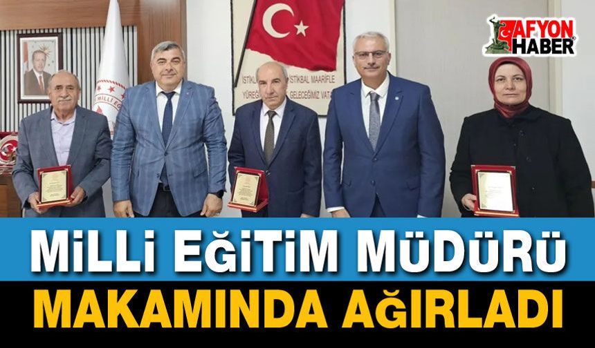 İl Milli Eğitim Müdürü Makamında Ağırladı
