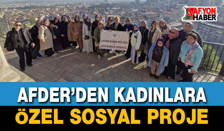 AFDER’den Kadınlara Özel Sosyal Proje
