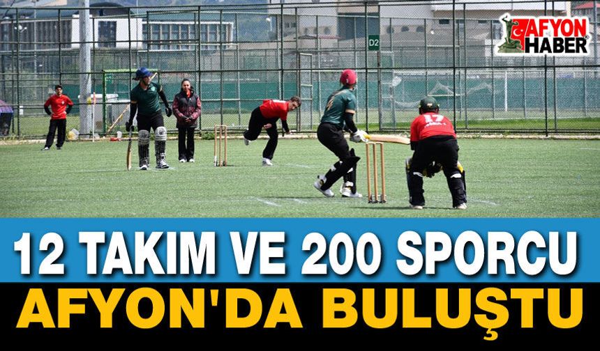 12 Takım ve 200 Sporcu Afyon'da Buluştu