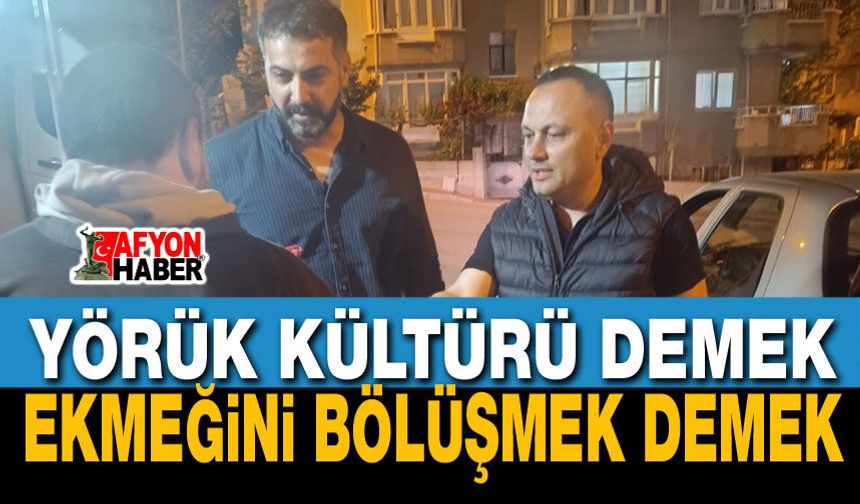 Karahisar Yörükler Derneği'nden Bayram Yardımı