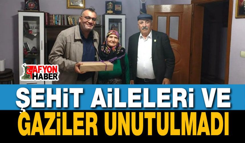 Emirdağ Belediyesi’nde Şehit Aileleri ve Gaziler Unutulmadı