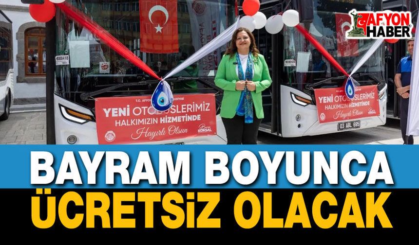 Bayramda Halk  Otobüsleri Ücretsiz mi?