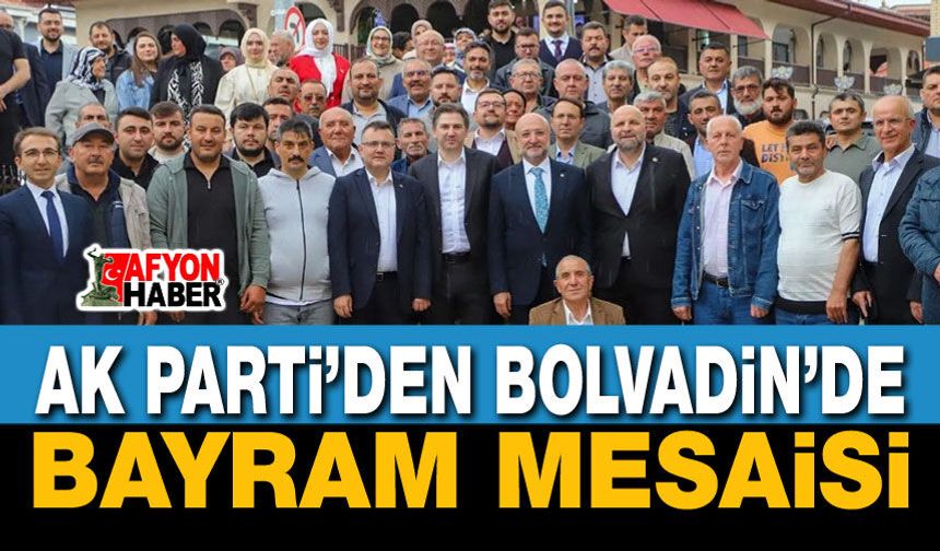 AK Parti’den Bolvadin’de Bayram Mesaisi