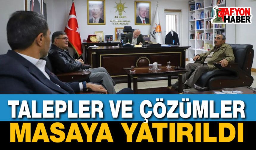 Afyon AK Parti’de İlçe Koordinatörleri Toplantısı
