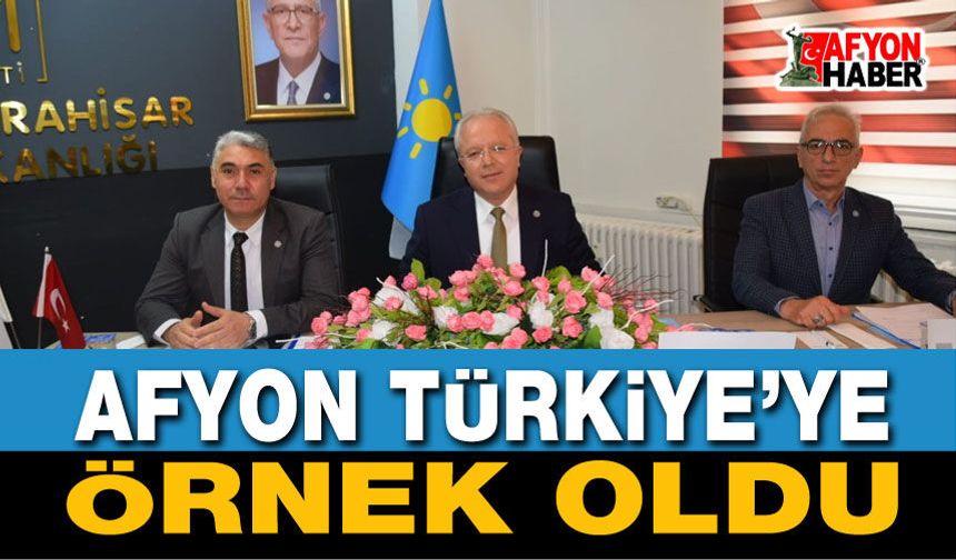 Afyon Tüm Türkiye’ye Örnek Oldu!