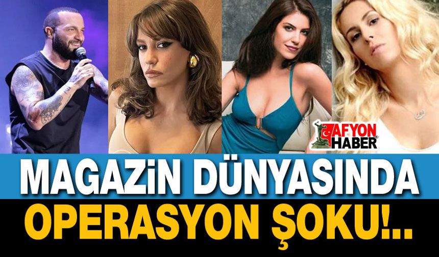 Ünlülere büyük uyuşturucu operasyonu!..