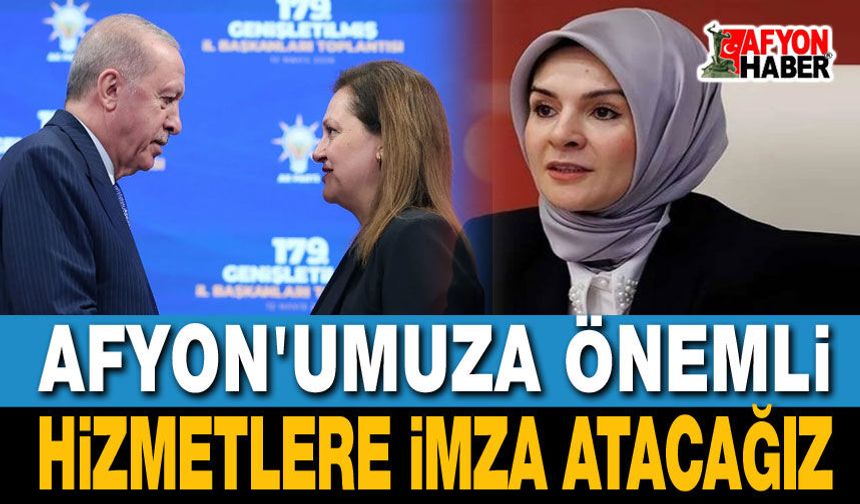 Bakan Mahinur Özdemir Göktaş'tan Başkan Burcu Köksal'a destek