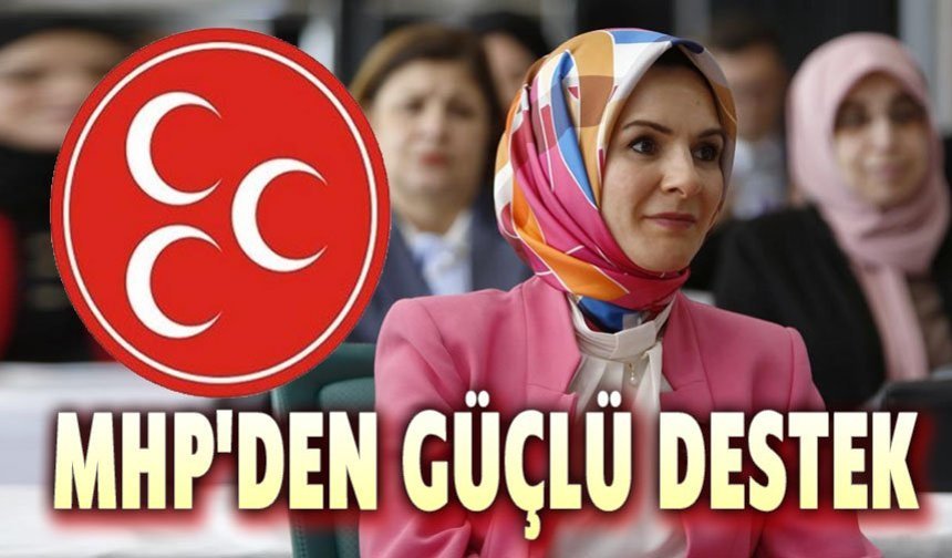 MHP'den Mahinur Özdemir Göktaş'a güçlü destek