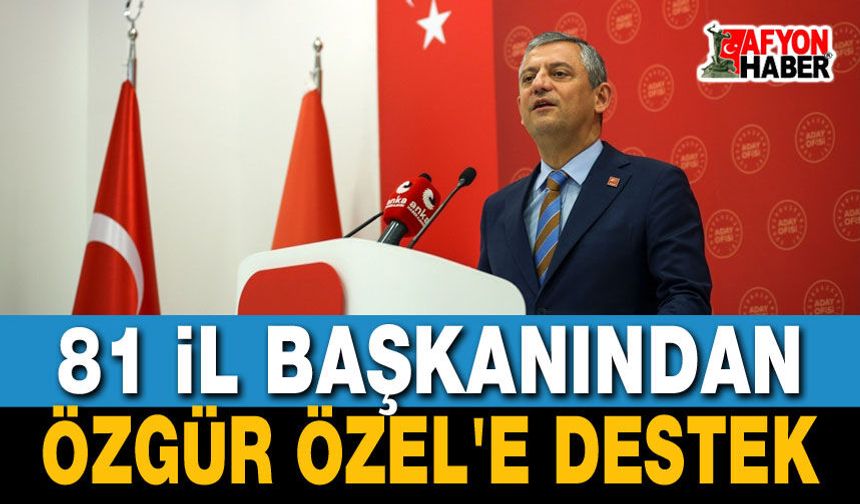 CHP’li 81 İl Başkanından Ortak Bildiri!