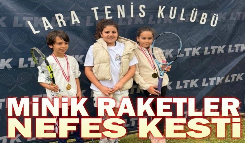 Minik raketler nefes kesti