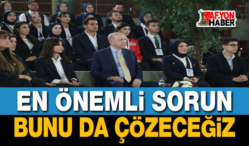 Bu sorunu çözmemiz gerekiyor, çözeceğiz!..