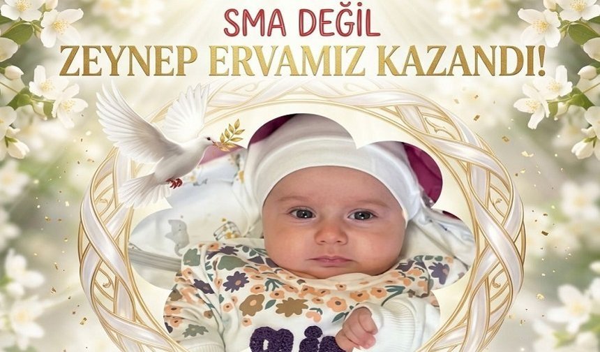 SMA'lı Zeynep Erva için umutlu yolculuk başlıyor