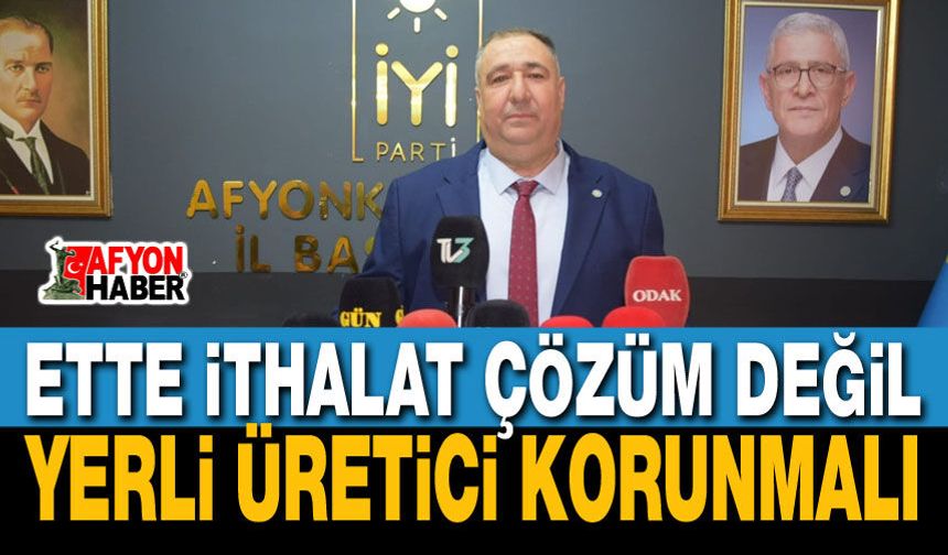 Mısırlıoğlu’ndan Hükümete Hayvancılık Çağrısı