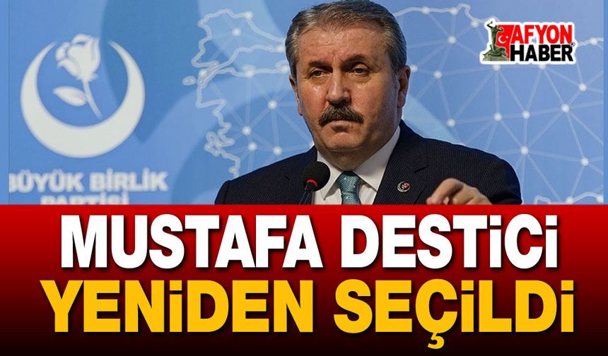 BBP'de Mustafa Destici yeniden seçildi