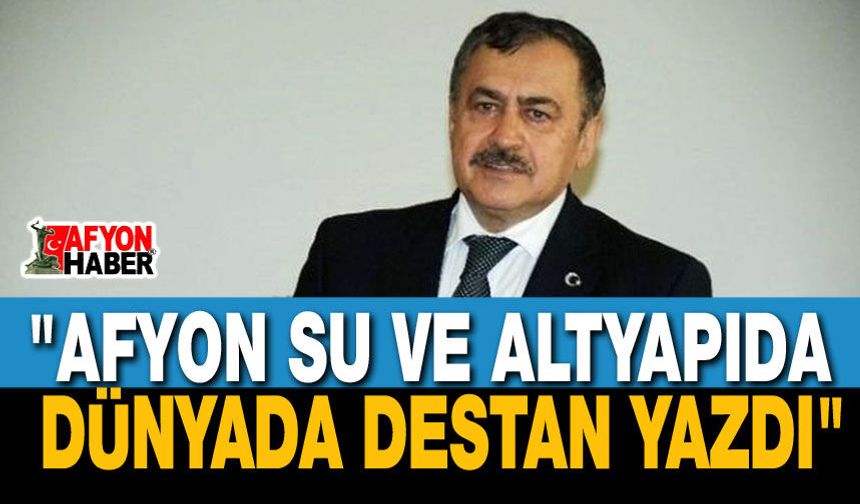 Veysel Eroğlu'ndan Yatırım Dolu Mesaj