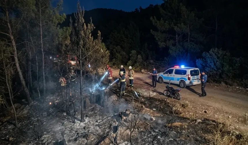 Marmaris'teki orman yangınının çıkış nedeni belli oldu
