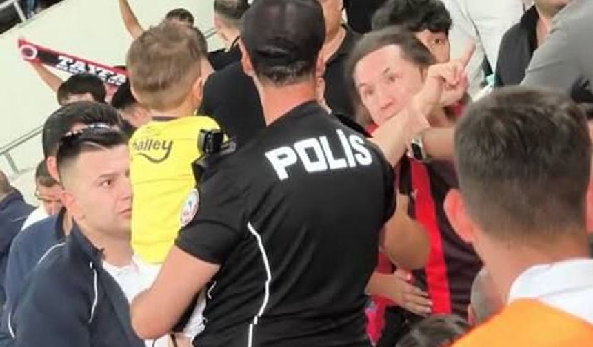 Çocuğun formasını çıkarttıran zanlı gözaltına alındı