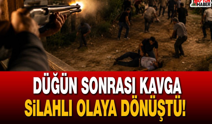 Düğün sonrası kavga silahlı olaya dönüştü! Kardeşini tüfekle yaraladı