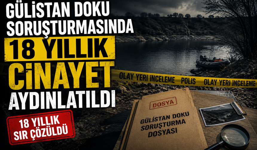 Gülistan Doku soruşturmasında 18 yıllık cinayet aydınlatıldı