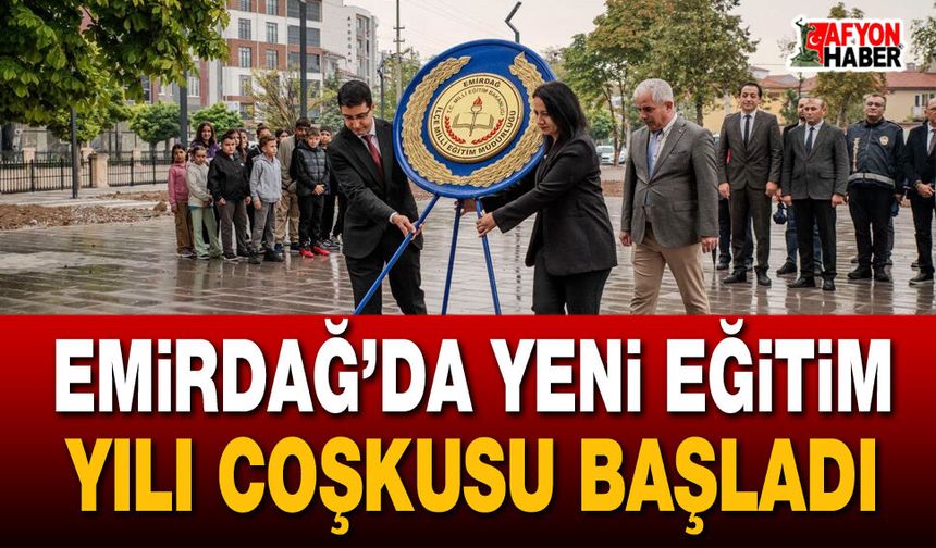 Emirdağ’da yeni eğitim yılı coşkusu başladı