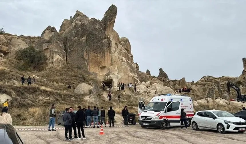 Göreme’de peribacası çöktü: 3 kişi öldü