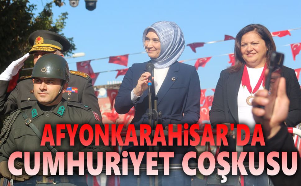 Afyon'da Cumhuriyet Bayramı coşkusu