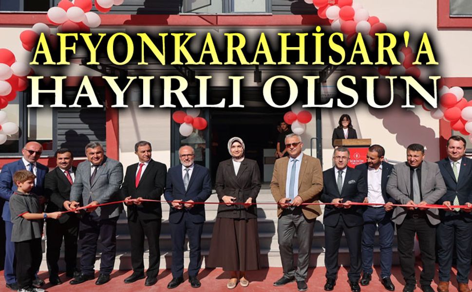 Afyonkarahisar Birikim Okulları Kampüsü hayırlı olsun